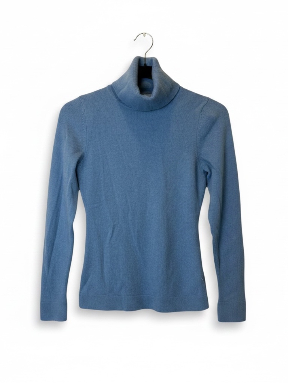 Ann Taylor 100% Cashmere Women’s Blue XSP Turtleneck Sweater